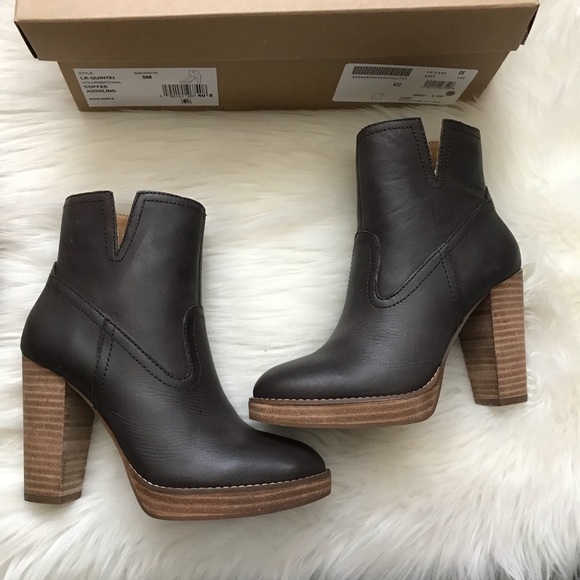 lucky brand quintei platform booties